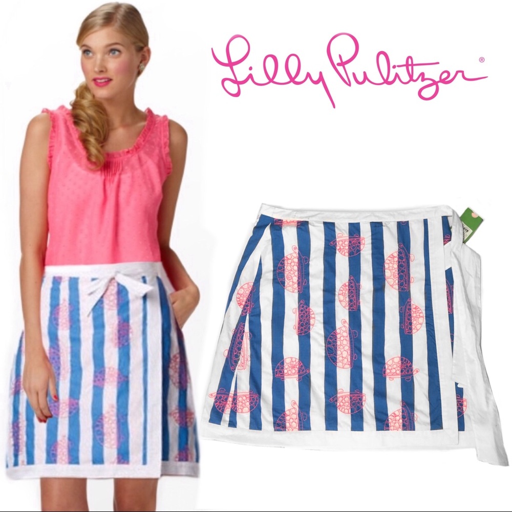 Lilly Pulitzer Reversible Naava Skirt Stay In Lane